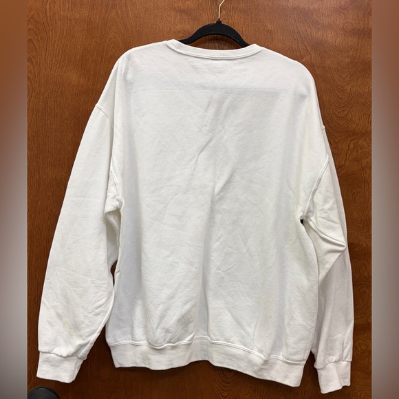 Mardi Gras graphic print novelty white, purple, green, gold sweatshirt size XL - Picture 11 of 13